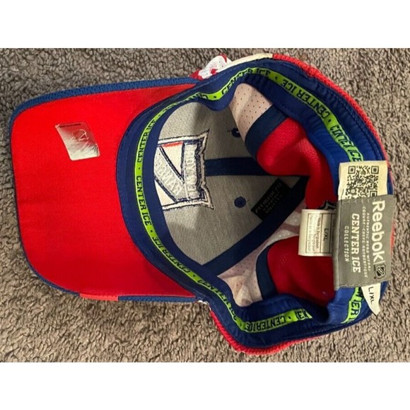 Reebok NHL Center Ice Authentic Collection New York Rangers Fitted Hat L / XL - Picture 4 of 4